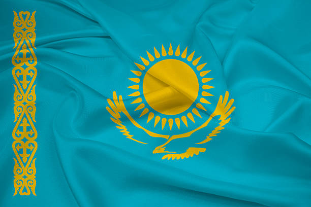 istock Waving Kazakhstan Flag 494413843