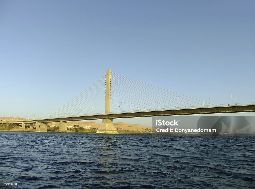 Most nad Rzeka Nil - Zbiór zdjęć royalty-free (Afryka)