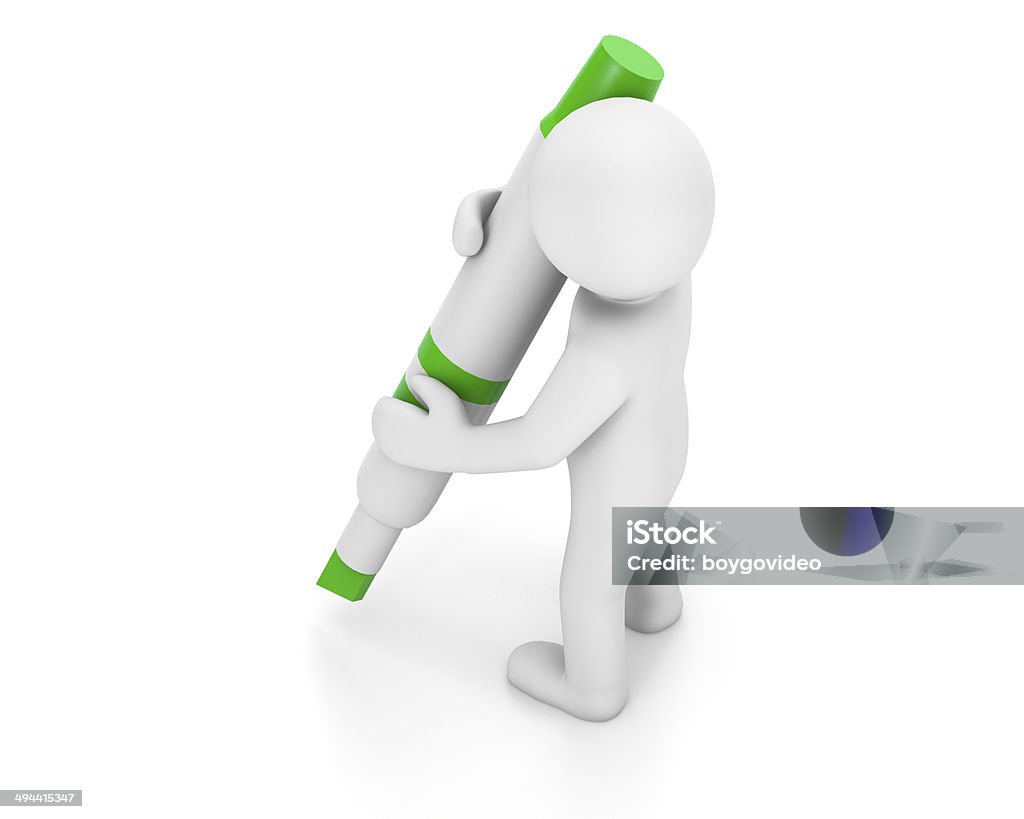 check mark 3d man with check mark Adult Stock Photo