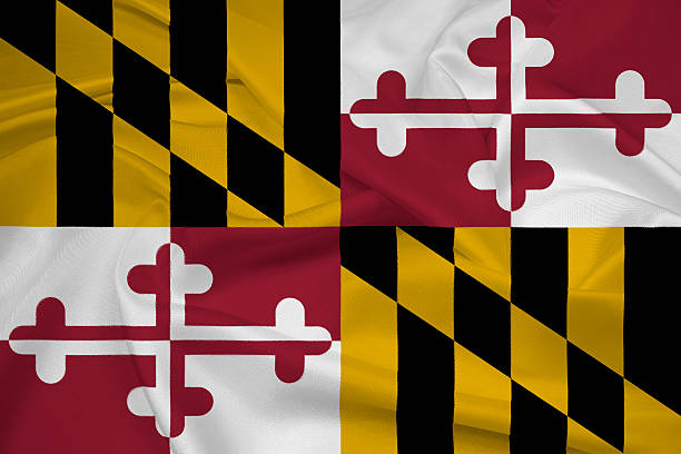 istock Waving Maryland State Flag 494415419