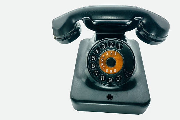 istock vintage phone, cut out on white background 494415758
