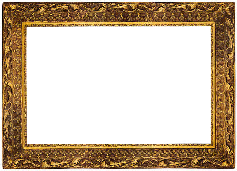 Rich horizontal Golden Frame