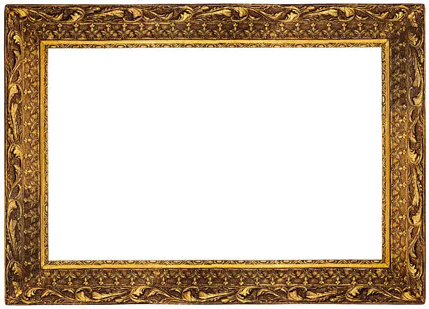 Rich horizontal Golden Frame