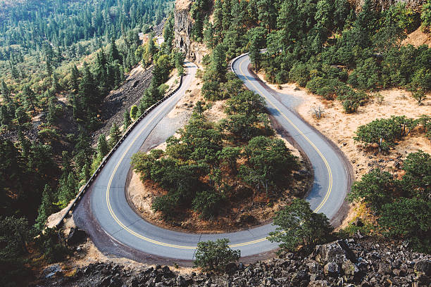 istock Rowena crest curve road in Oregon 494417474