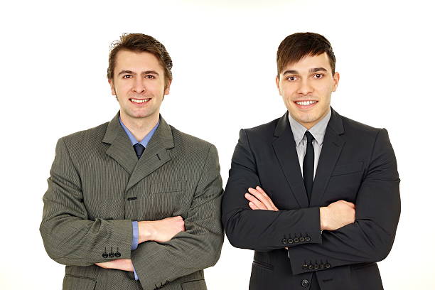 istock Portrait of two young men 494417631