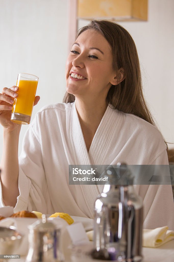 Mulher de pequeno-almoço - Royalty-free 30-39 Anos Foto de stock