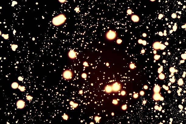 istock Night Christmas  background - abstract  glittering stars on boke 494424050