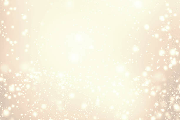 istock Abstract Sparkling Merry Christmas card - Golden 494424088