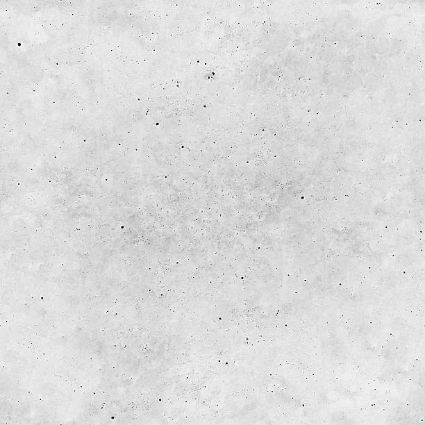 istock Seamless realistic polluted square light gray concrete wall texture background 494425102