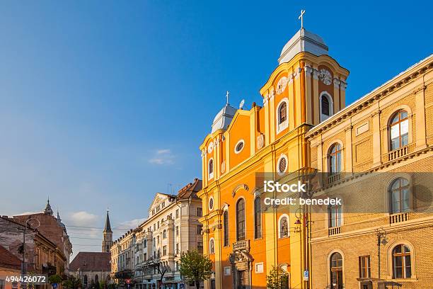 Downtown Cluj Romania Stock Photo - Download Image Now - Cluj Napoca - Romania, Romania, City