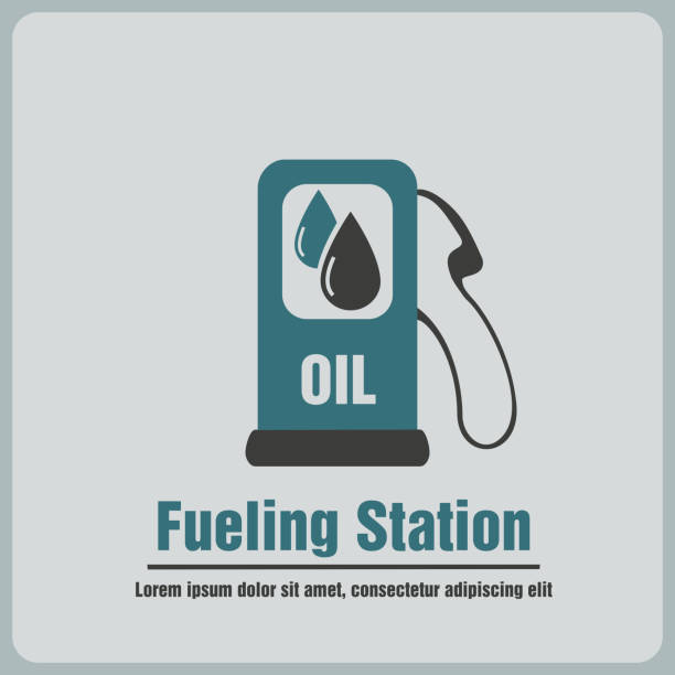 ilustrações, clipart, desenhos animados e ícones de ícone de abastecimento - fuel pump gasoline natural gas gas station