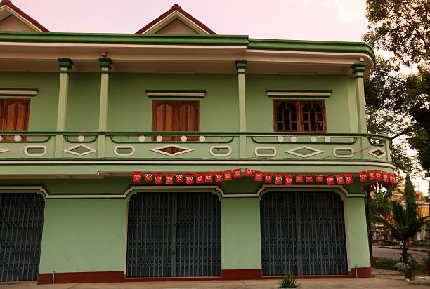 istock ASIA LAO SAVANNAKHET COLONIAL HOUSE 494431281
