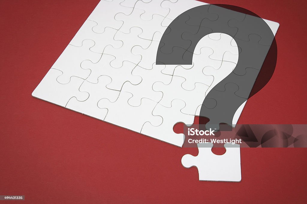 Question Mark Puzzel Jigsaw Puzzle And Question Mark Stock Photo - Download Image Now ...