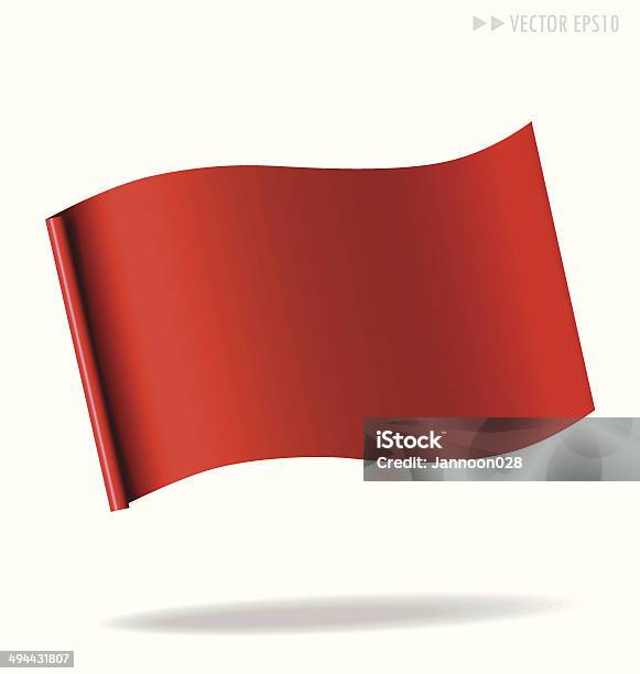 Bandeira Ilustração Vetorial - Arte vetorial de stock e mais imagens de Abstrato - Abstrato, Bandeira, Comemoração - Conceito