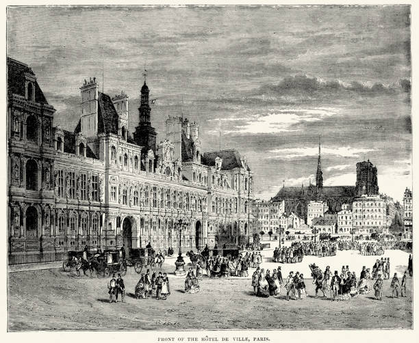 istock City Hotel, Paris, France, 19th Century 494432469