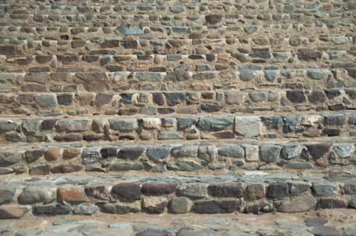 Stone steps at Fujairah Fort