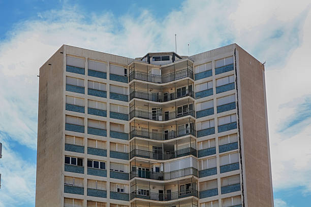 istock large residential building to sleep with modern architecture 494434155
