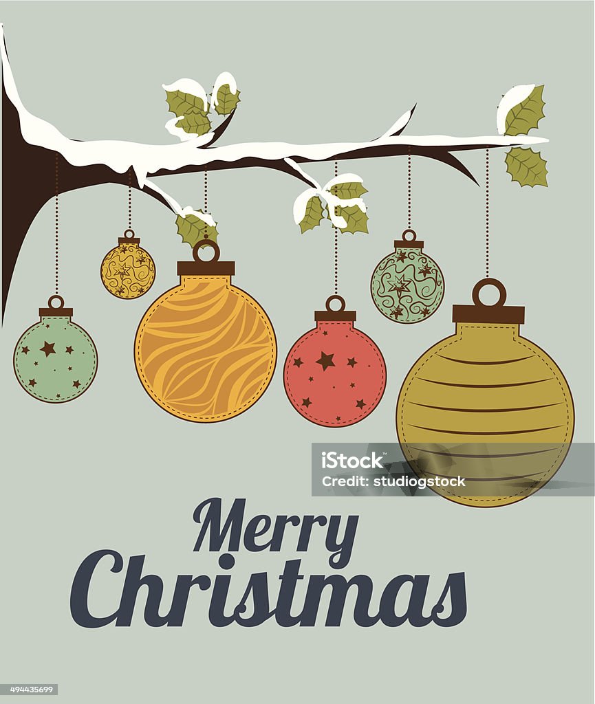 christmas design christmas design over blue  background vector illustration Art stock vector