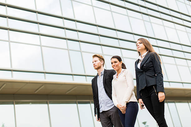 istock Young business people outdoors 494435844