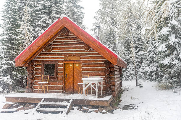 istock Cabin and Snow at Mount Assiniboine Provincial Park, Canada. 494438718