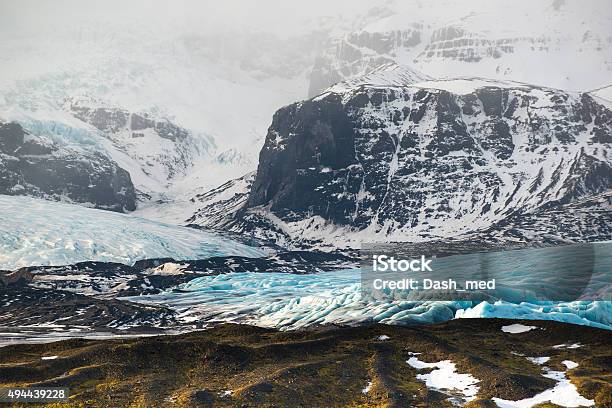 Glacier Tongue Vatnajokull Glacier Region South Iceland Stock Photo - Download Image Now