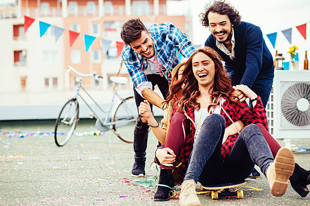 istock Happy people at the party 494439758