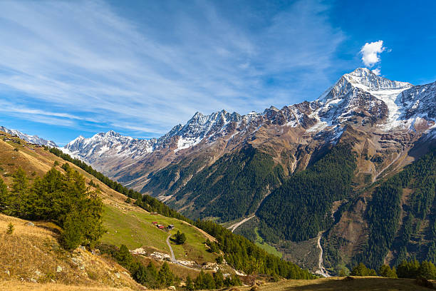 istock Stunning view of Loetschental Valley 494445444