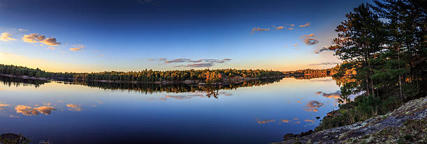 istock Lake shoreline Panorana 494445522
