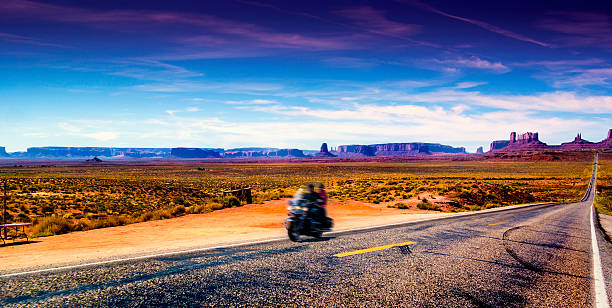 istock Motorcycle travel at Arizona 494445880