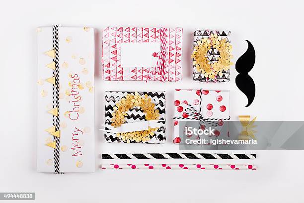 Christmas Handmade Gifts Stock Photo - Download Image Now - 2015, Alberta, Art And Craft