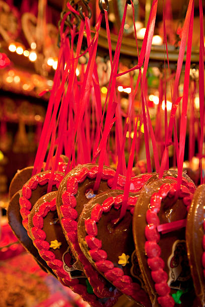 istock Gingerbread hearts of Christmas 494450656