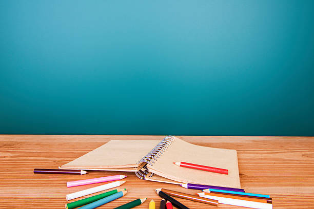 istock Back to school background with tablet, pencils 494463860