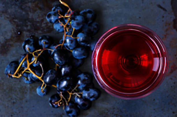 istock Glass of young red wine 494465074