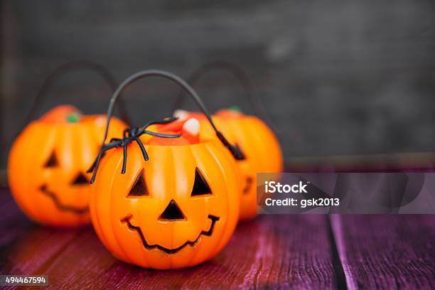 Halloween Candy Background With Copy Space Stock Photo - Download Image Now - Autumn, Candy, Candy Corn