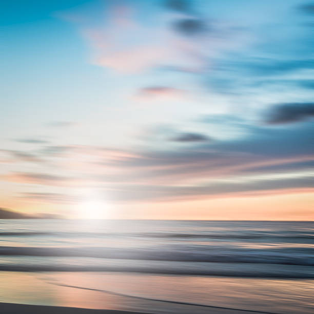 istock An abstract seascape with blurred panning motion background 494467852
