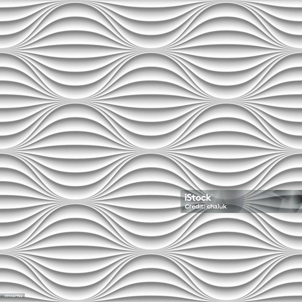 White panel wavy seamless texture White panel wavy seamless texture. Vector interior textured wall decoration. 2015 stock vector
