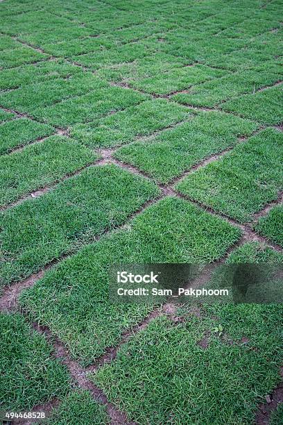 Diagonal Turf Pattern Green Artificial Turf Pattern Texture For Background Stock Photo ...