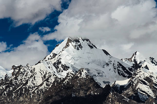 istock Close up Himalaya Mountain from Kasha monastery, Padum, India. 494469944