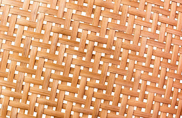 istock weave texture wicker surface for furniture material. 494471498