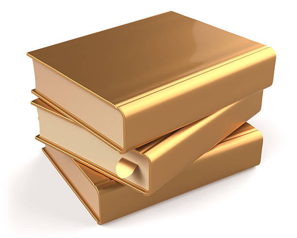 istock Books gold blank yellow golden textbooks stack shiny icon 494473908