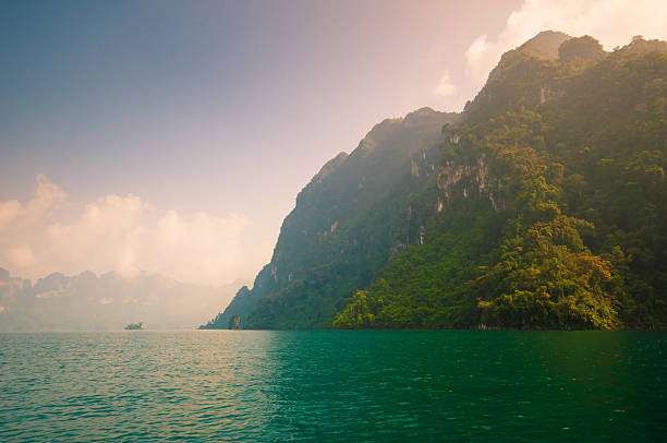 istock Blue lake in Chiewlarn Surat Thani Thailand 494476728