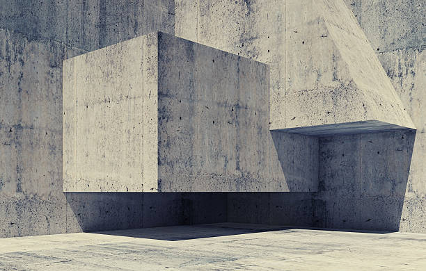 istock Abstract dark concrete interior fragment 3 d 494478102