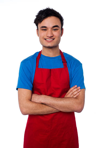 istock Handsome chef posing with arms crossed 494479181