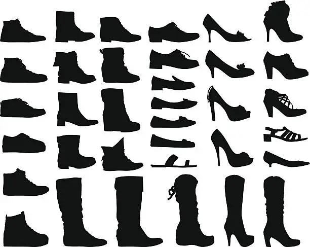 Vector illustration of Women Shoes