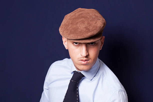 istock Man wearing beanie and necktie and looking 494479793