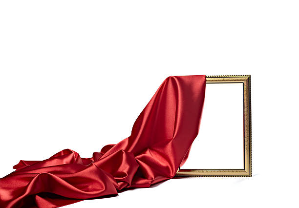 istock silk satin fabric texture background wooden frame 494481119