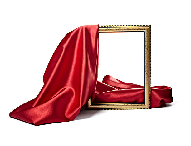 istock silk satin fabric texture background wooden frame 494483787