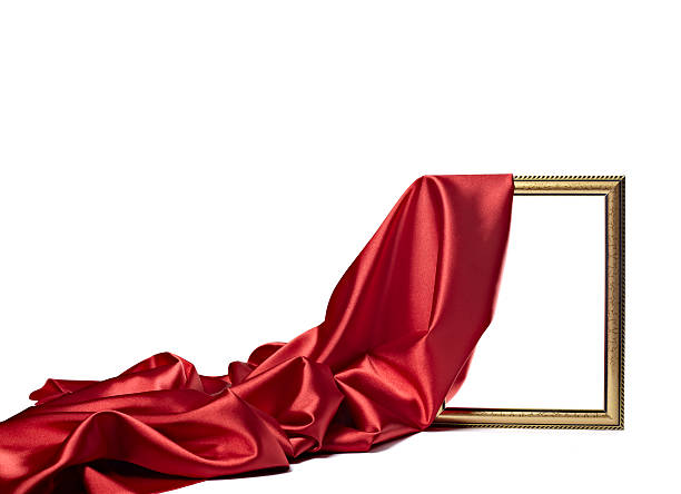 istock silk satin fabric texture background wooden frame 494485059