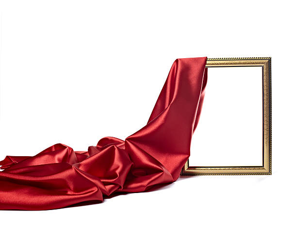 istock silk satin fabric texture background wooden frame 494485073