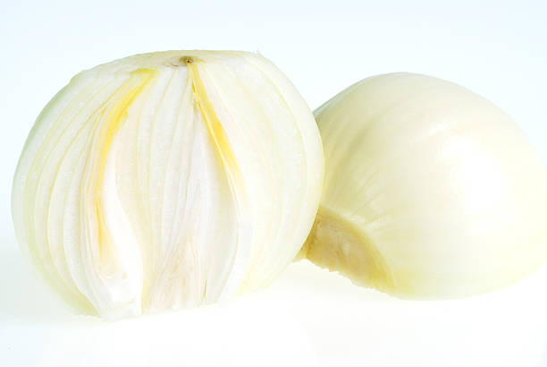 istock Fresh bulbs of onion on a white background 494485231